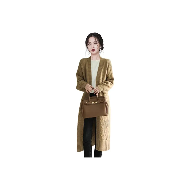 Daisy Sweaters Women's Apricot Coat-0