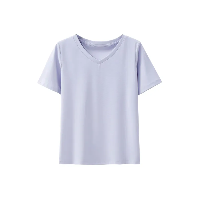 AWAO T Shirt Women's Water Dusty Purple-0