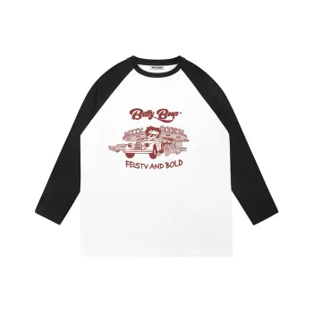 BETTY BOOP T Shirt Women's White/Black