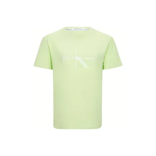 CALVIN KLEIN T Shirt Women's Light Green