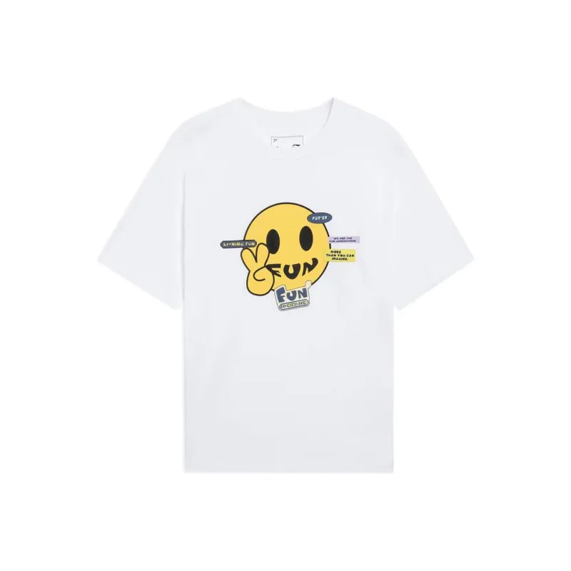 LiNing Sports Fashion Collection Regular T Shirt Women's White-0