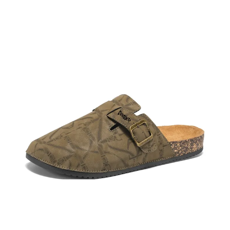 Budding Bear Abrasion Resistant Slip Resistant Closed Toe Slippers Men's-3