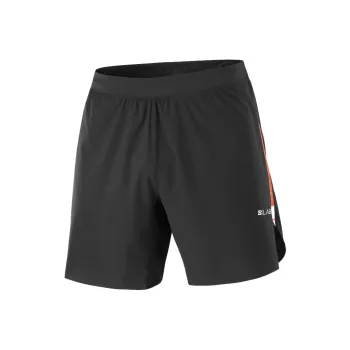 SALOMON S/LAB Sports Shorts Men's Pitch Black Fire Red
