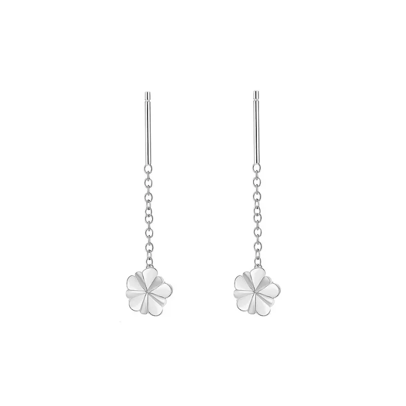 GIFT&CO S999 Fine Silver Drop Earrings Women's-8