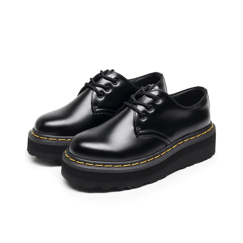 SITULANG Anti Slip And Wear Resistant Height Increasing Low Top Casual Shoes Unisex Black-2