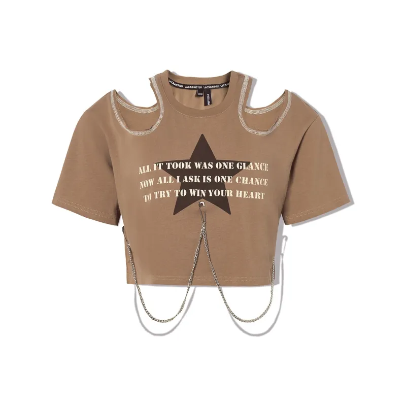 LA CRAWFISH Crop Tops Women's-2
