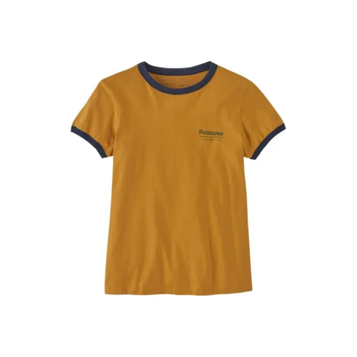 Patagonia Water People Organic Ringer Tee T Shirt Women's-0