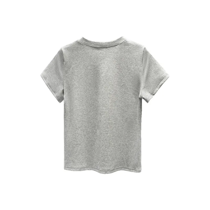 Cypress House Set in Sleeve T Shirt Women's Gray-1