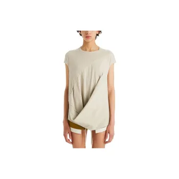 RICK OWENS T Shirts Women's Pearl White