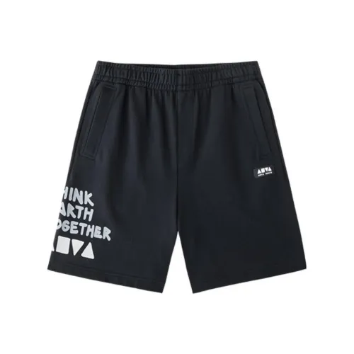 Anta x ZHENGJIUBEIJIXIONG LIANMINGKUAN Sports Shorts Men's Basic Black