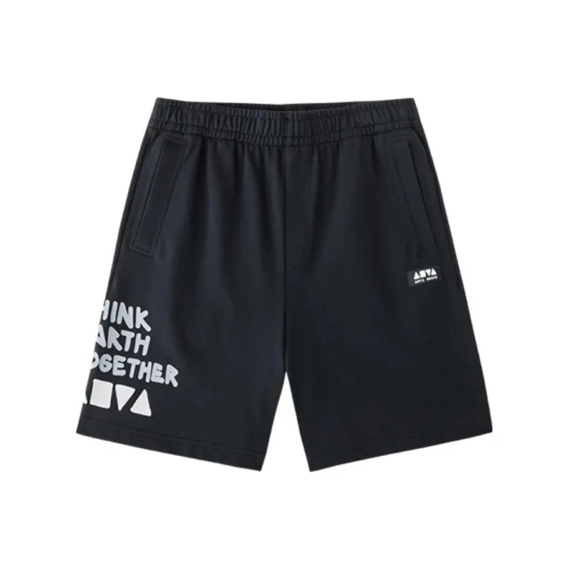 Anta x ZHENGJIUBEIJIXIONG LIANMINGKUAN Sports Shorts Men's Basic Black-0
