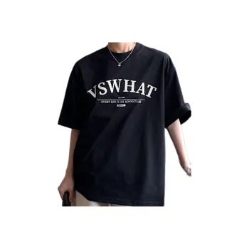 VS WHAT Drop Shoulder Sleeve T Shirt Unisex