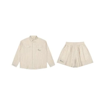 MostwantedLab MostwantedLab Vintage Flower Shirt Matching Set Unisex