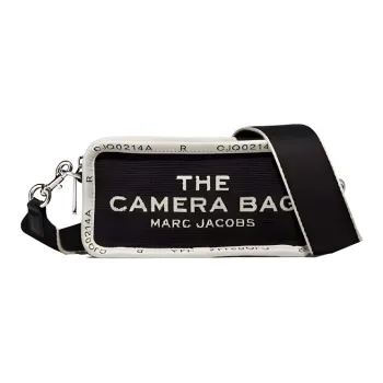 MARC JACOBS Cotton Camera Bag, Shoulder Bag Women's Black