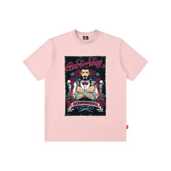 YUZHAOLIN Loose Fit Western Short Sleeved Top Unisex