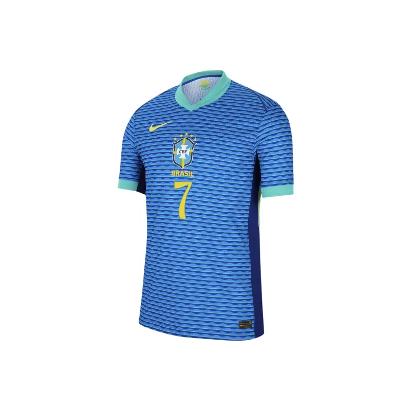 Nike Vini Jr. Brazil National Team 2024 Match Away Men's Nike Dri FIT Adv Soccer Jersey-0