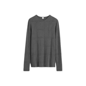 TOTEME SS24 T Shirt Women's Dark Heather Gray Color