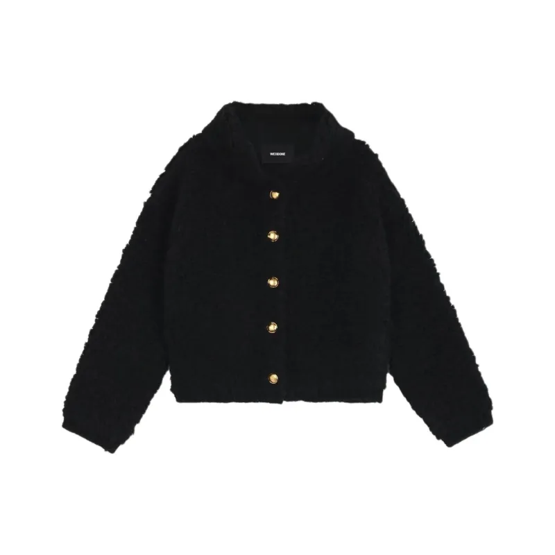 WE11DONE Bouclé Cardigan-0