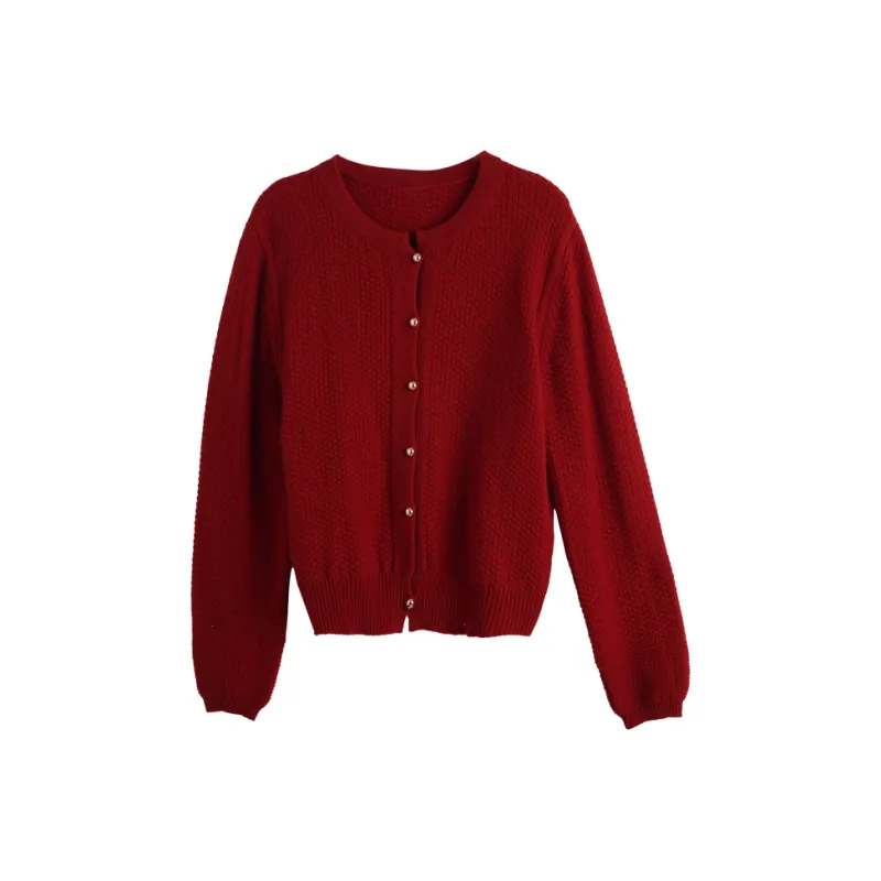 Olrain Sweater Women's Burgundy-0