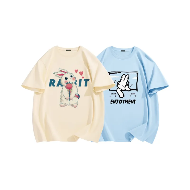 MINISO T Shirt Women's 2 Pack Summer-0