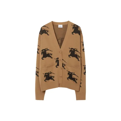Burberry Ekd Jacquard V Neck Cardigan
