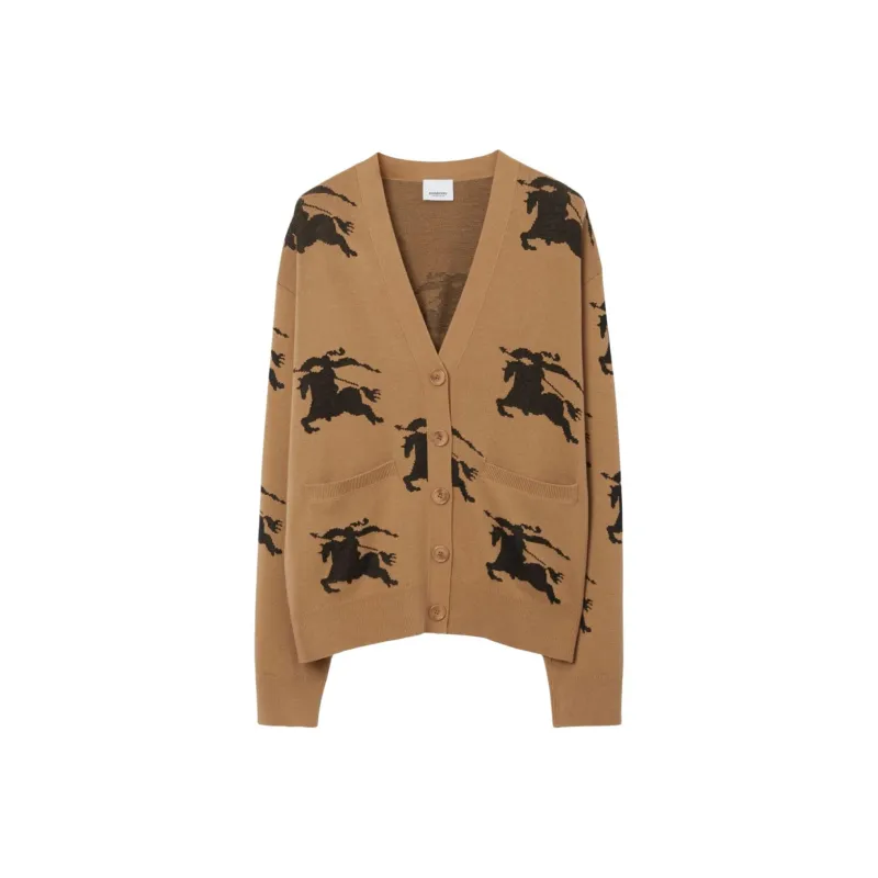 Burberry Ekd Intarsia knit Cardigan-0