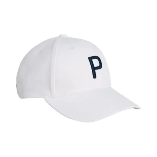 PUMA Polyester Baseball Caps Women's White