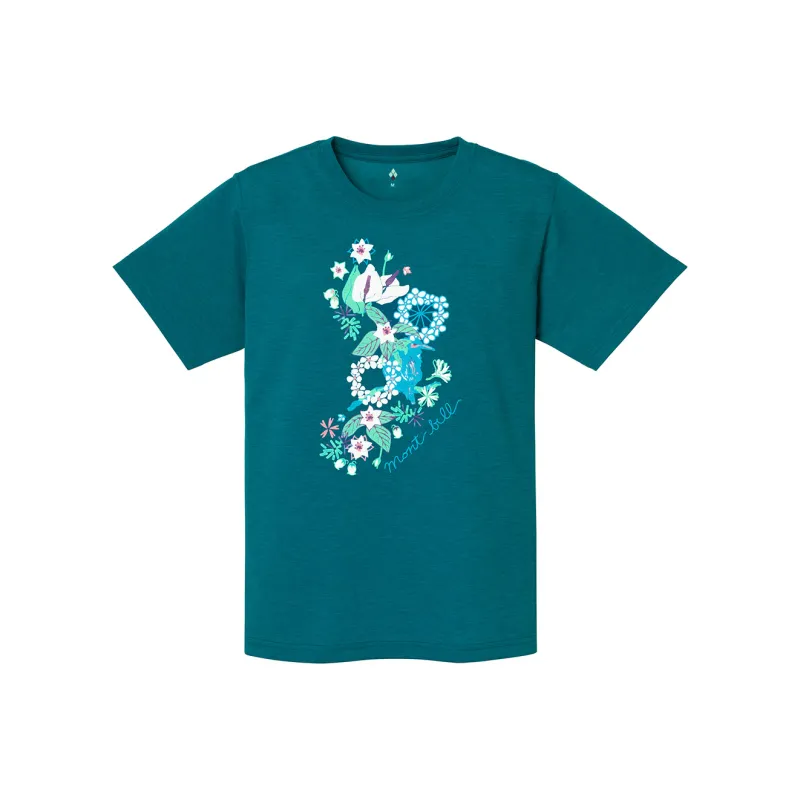 MONTBELL SS25 Regular T Shirt Women's BGN Blue Green-0