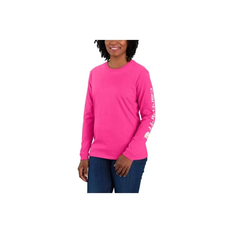 Carhartt LOOSE FIT HEAVYWEIGHT LONG SLEEVE LOGO SLEEVE GRAPHIC T Shirt Women's-7