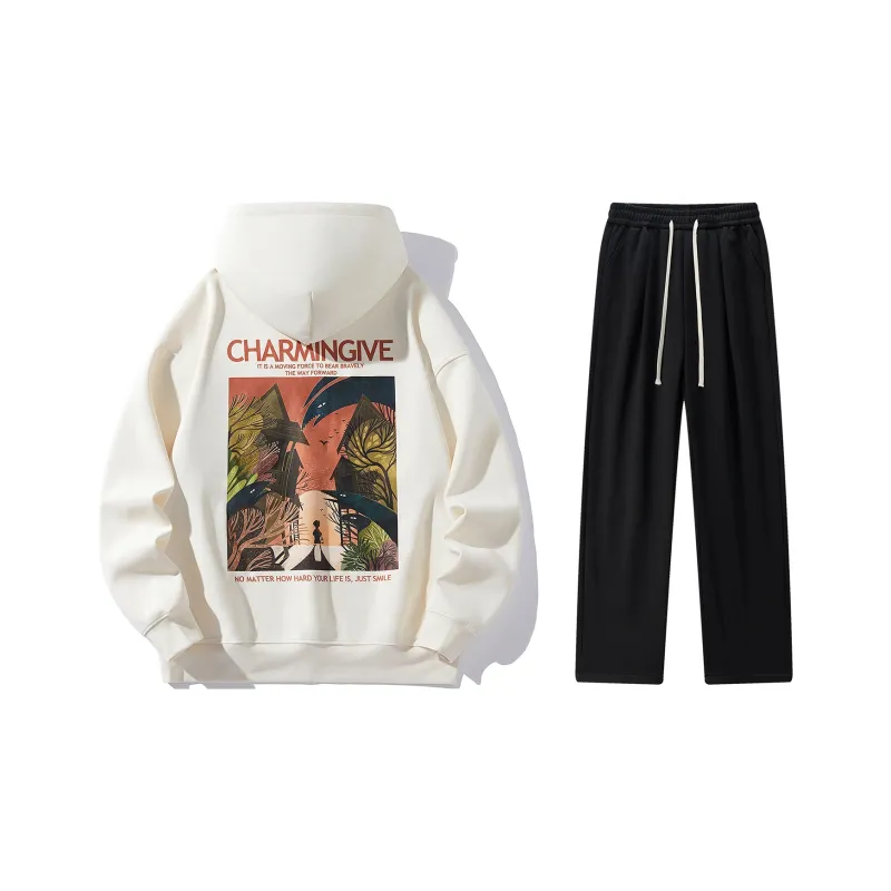 IVEIII Sweatshirt Sets Unisex-4