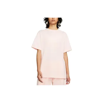 Nike Sportswear Essentials Series Drop Shoulder Sleeve T Shirt Women's Pink