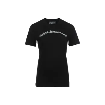 VERSACE JEANS COUTURE Logo Embellished Top