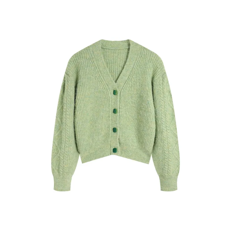 AMAZING SONG Sweater Women's Sprout Green-0