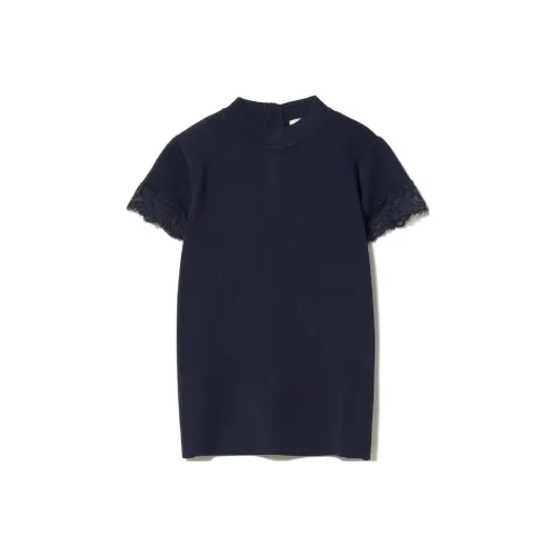 Beams T Shirt Women's Marine Blue