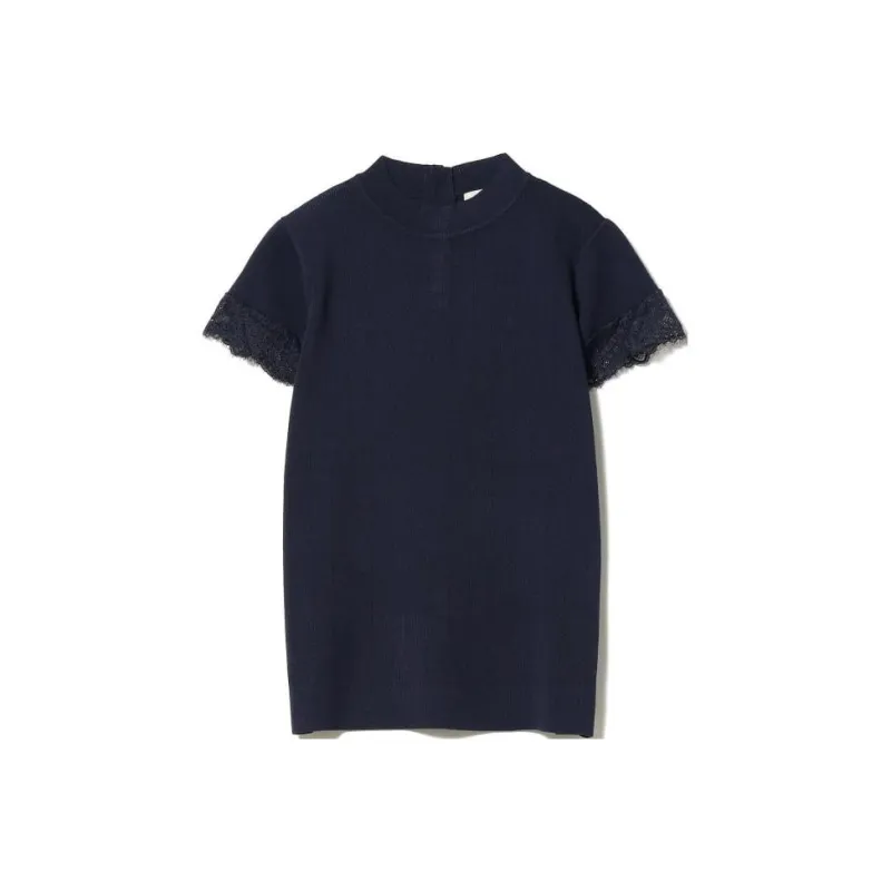 Beams T Shirt Women's Marine Blue-0