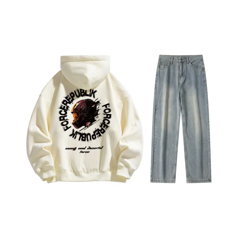 FORCEREPUBLIK Sweatshirt Sets Unisex-14