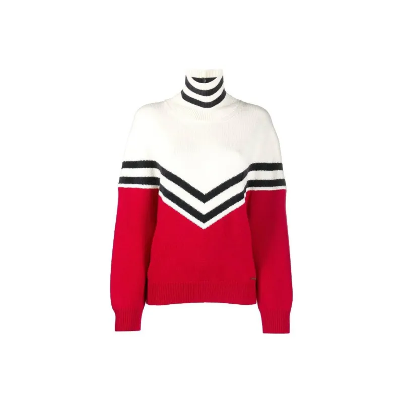 DSQUARED 2 Chevron Turtleneck Sweater-0