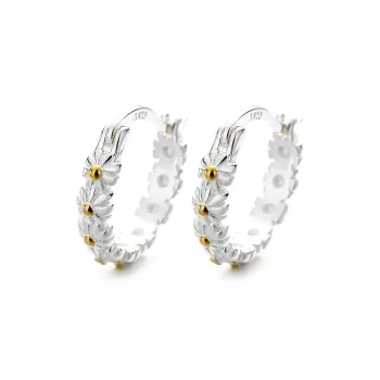 CENTURY&KINDLE S925 Silver Earrings Women's
