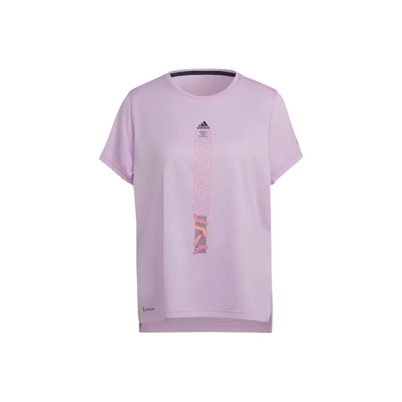 Adidas T-Shirt Women's Happiness Purple Lilac-0