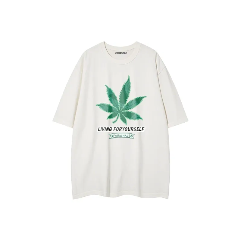 FAIRWHALE Drop Shoulder Sleeve T Shirt Unisex-4