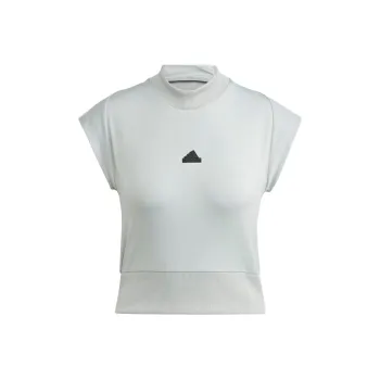 Adidas Z.N.E. Collection Crop Tops Women's Light Asphalt Gray