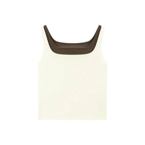 PEACEBIRD Tank Top Women's Beige