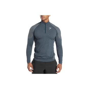 GYMSHARK FW24 VITAL Workout Clothing Men's Black/Silhouette Gray