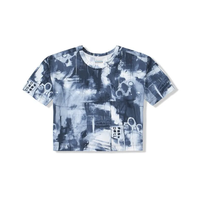 Columbia Crop Tops Women's All Over Print-0