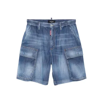 DSQUARED 2 Denim Cargo Shorts