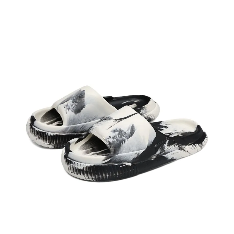 FCMM Cut Out Quiet Slip Resistant Abrasion Resistant Slide Slippers Men's-3