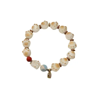 HAKASSA ORIGINALS Ice Cream Cat Paw Beads Rope Bracelets