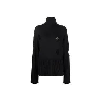 OFF-WHITE Loose Fit Sweater Women's Black