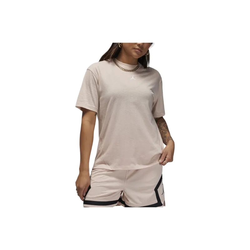 Jordan T Shirts Women's Beige-0