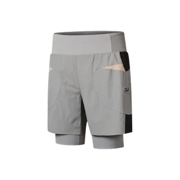 Saucony NATHAN BELL Collection Sports Shorts Unisex Cyan Bird Gray